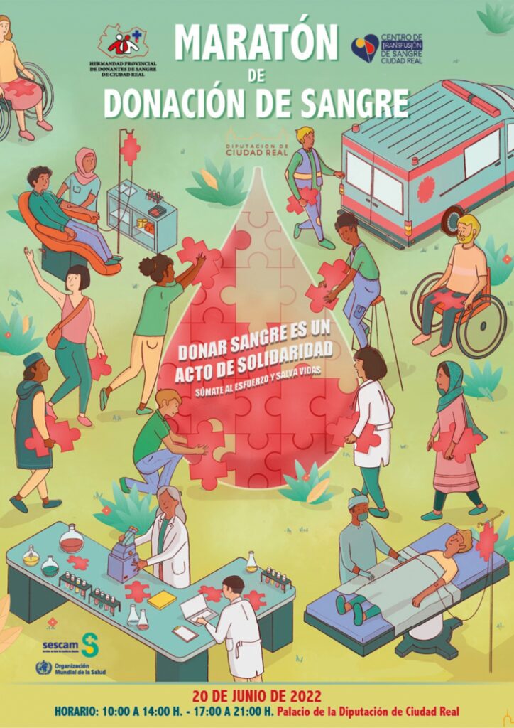 Maratón de donaciones de Sangre en la Diputación de Cuidad Real