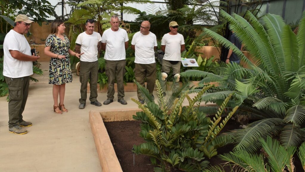 Un total de 7 trabajadores del programa 'Garantía + 52 años' trabajan en el Jardín Botánico de Albacete / Ayto. Albacete