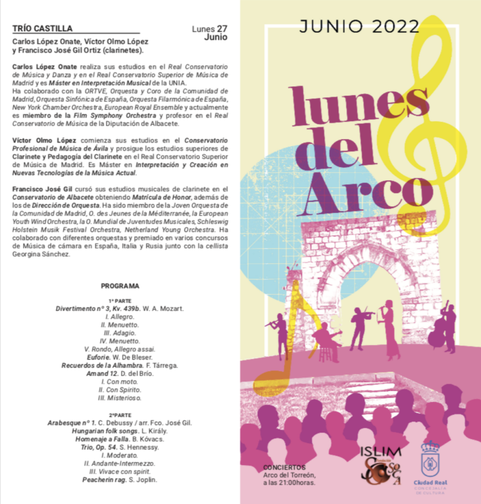 Programación de 'Los lunes del Arco' en Ciudad Real / Ayto. Ciudad Real
