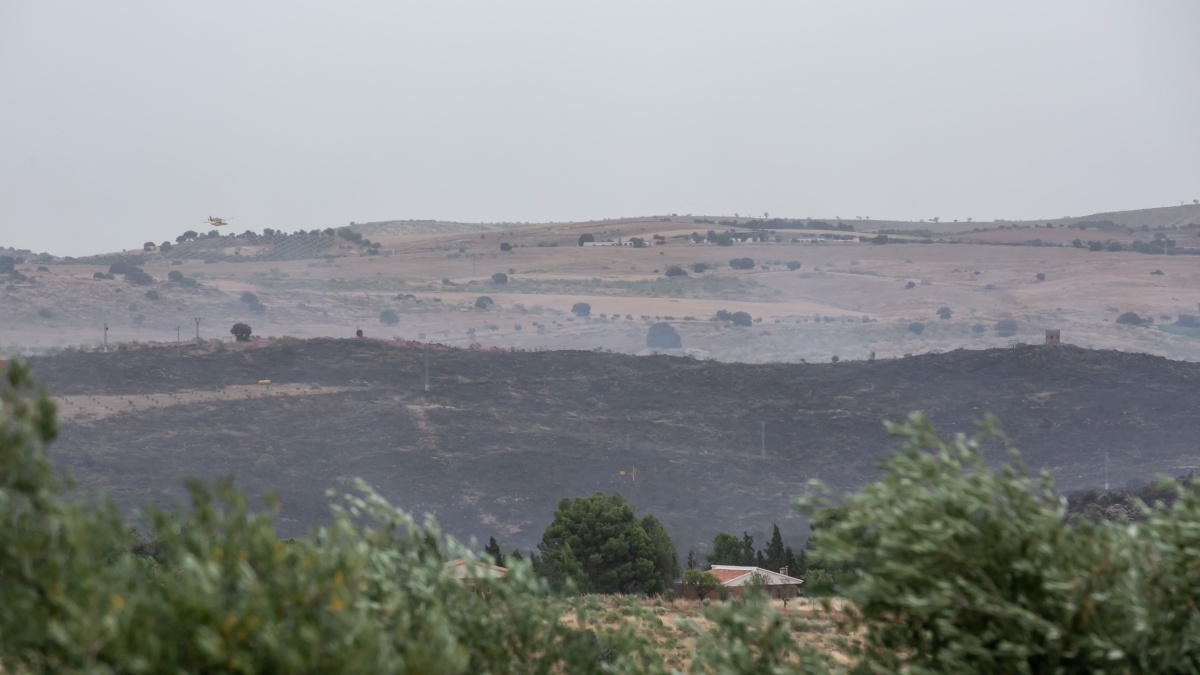 Incendio Finca Zurraquín en Toledo / JCCM
