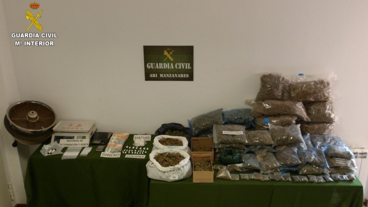 La Guardia Civil detiene a 13 personas en una operación contra el tráfico de drogas en Ciudad Real / Guardia Civil