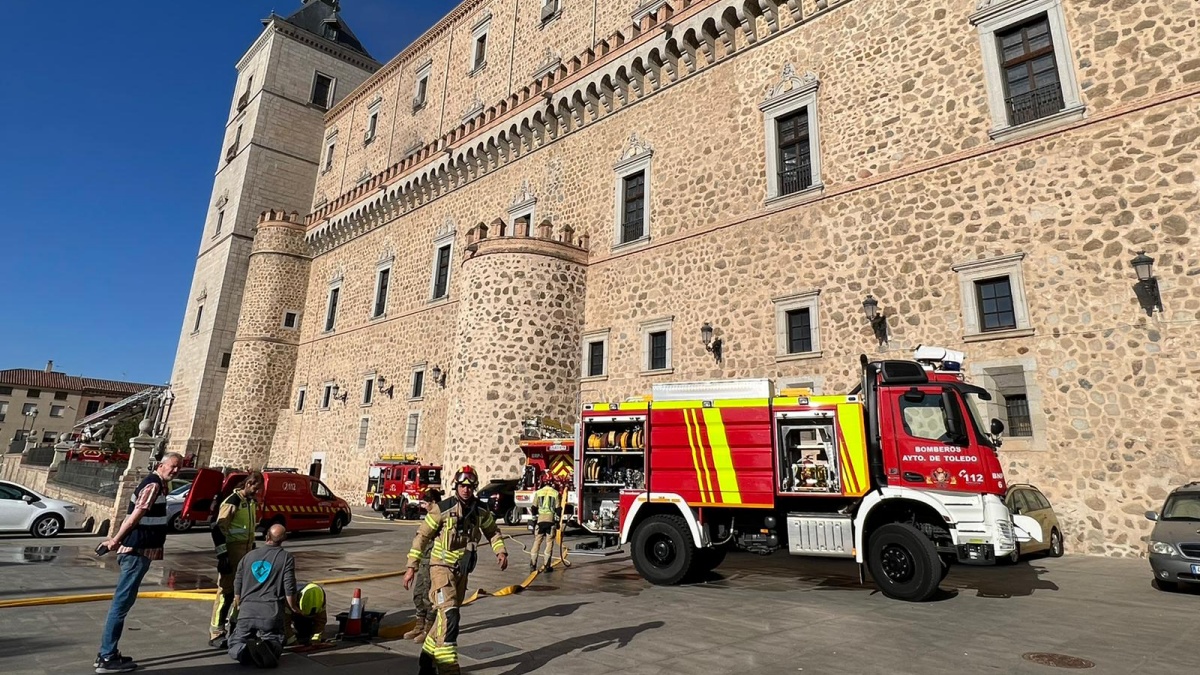 Incendio en el Alcázar de Toledo / Ayto. Toledo