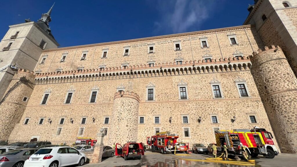 Incendio en el Alcázar de Toledo / Ayto. Toledo