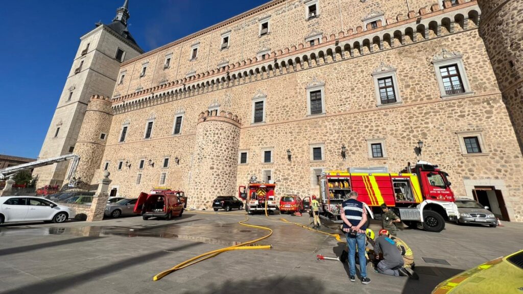 Incendio en el Alcázar de Toledo / Ayto. Toledo