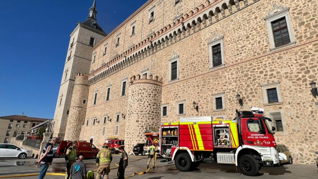 Incendio en el Alcázar de Toledo / Ayto. Toledo
