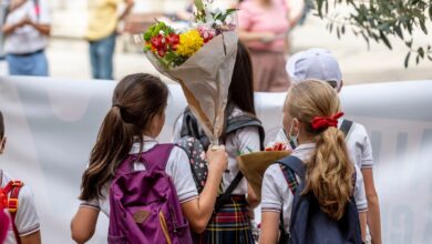 Un millar de niños en ofrenda floral del Corpus de Toledo después de 3 años /EFE/Ismael Herrero