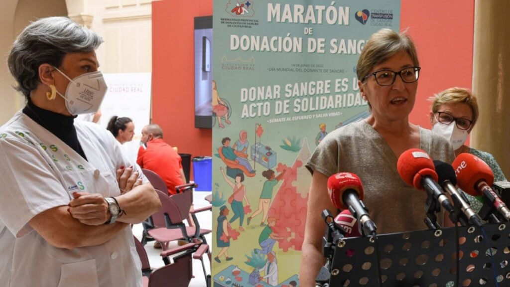 El Palacio Provincial de la Diputación de Ciudad Real se convierte por novena vez en sede del Maratón de Donación de Sangre / Diputación de Ciudad Real