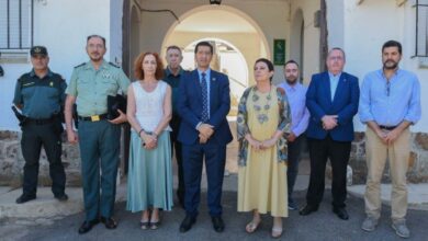 Acuerdo entre la Diputación y el Gobierno de España para acometer la remodelación integral del cuartel de la Guardia Civil de Almadén / Foto: Diputación Ciudad Real