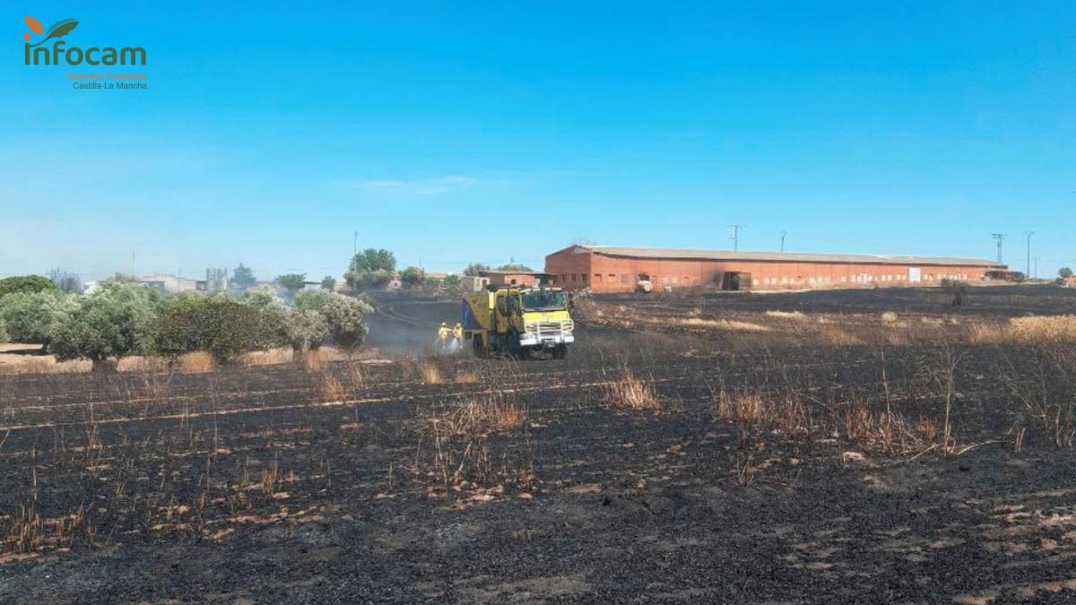 Incendio agrícola Portillo de Toledo / Foto: INFOCAM