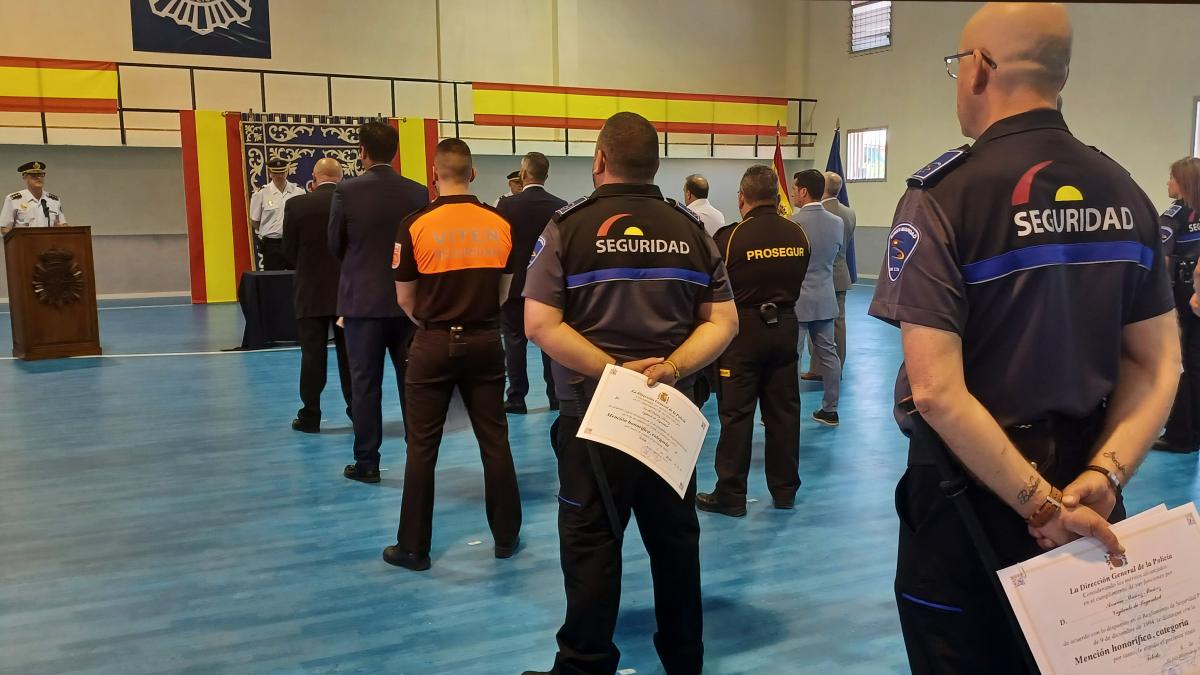 La Policía Nacional homenajea al sector de la Seguridad Privada de la provincia de Toledo / Foto: Policía Nacional