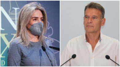 Milagros Tolón, alcaldesa de Toledo y el viceportavoz del Grupo municipal del PP, José López Gamarra