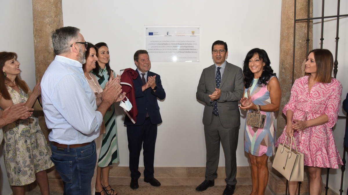 El presidente de Castilla-La Mancha, Emiliano García-Page ha inaugurado la remodelación de la Casa Rueda / JCCM