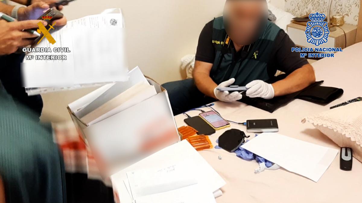 Operación conjunta de la Guardia Civil y la Policía Nacional