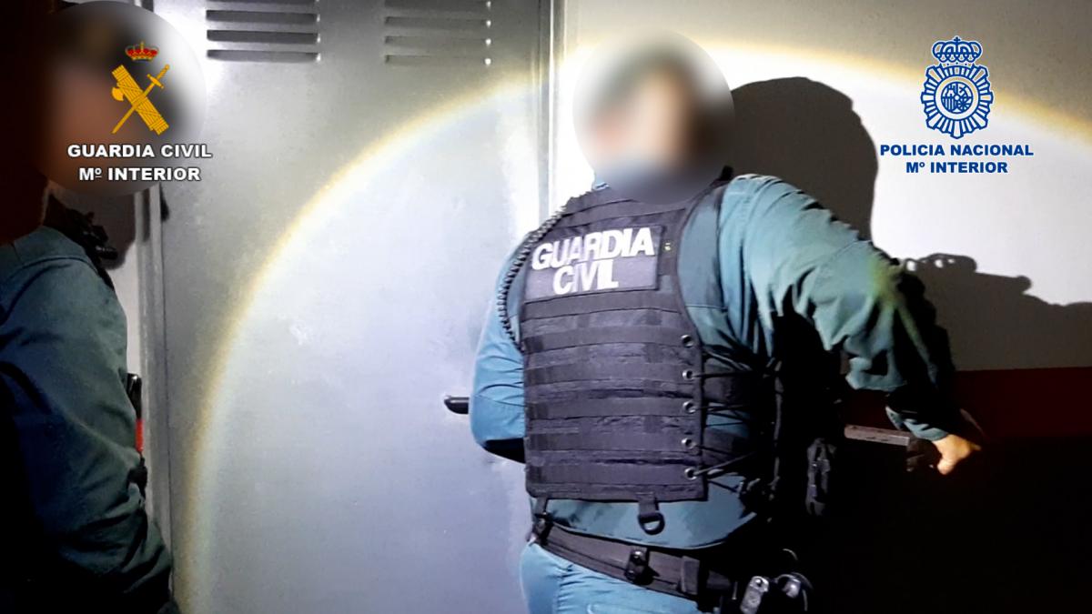Operación conjunta de la Guardia Civil y la Policía Nacional