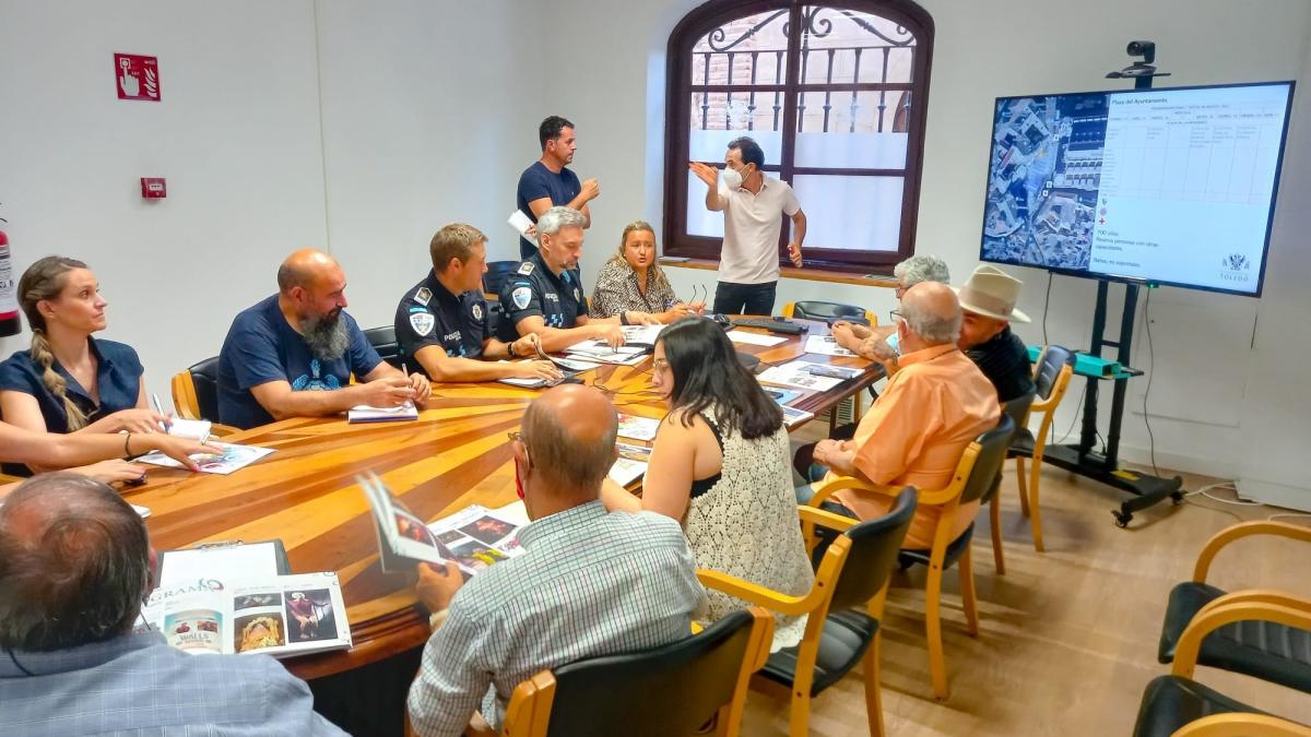 Reunión de la mesa informativa de la Feria y Fiestas de Agosto de Toledo / Foto: Ayto. Toledo