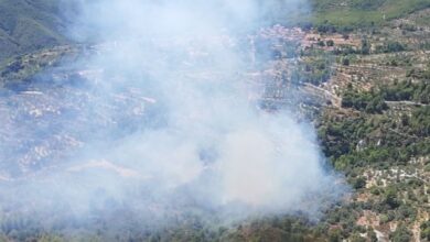 Incendio en Yeste / PLAN INFOCAM