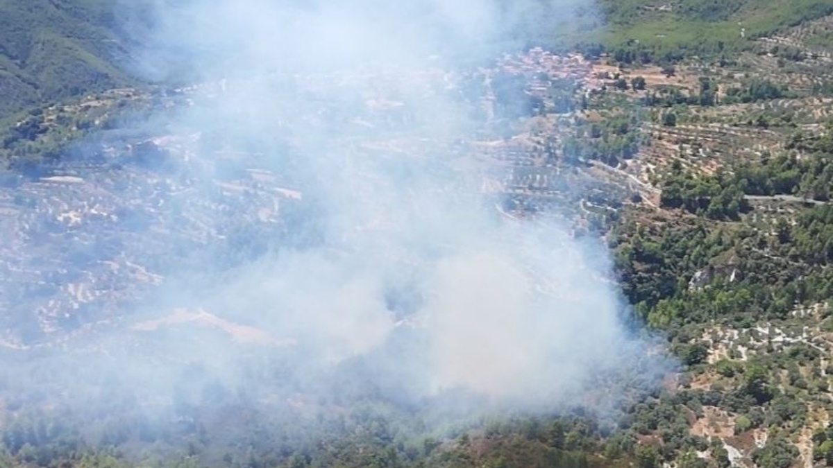 Incendio en Yeste / PLAN INFOCAM