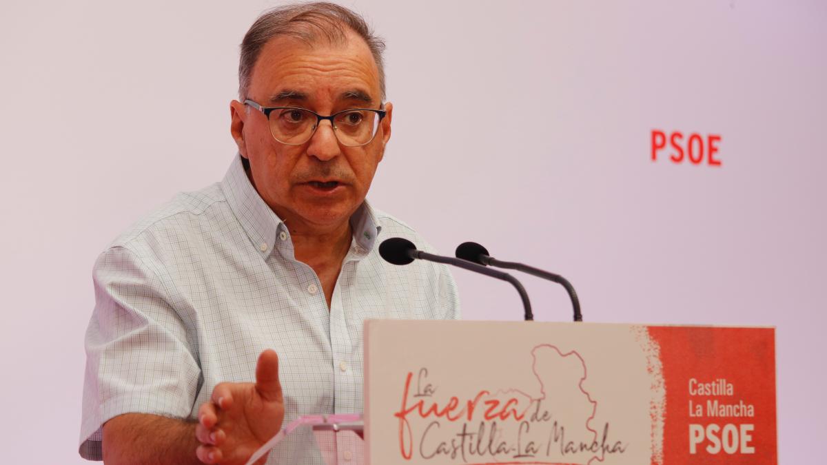 El presidente del grupo socialista en las Cortes de Castilla-La Mancha, Fernando Mora / Foto: PSOE CLM