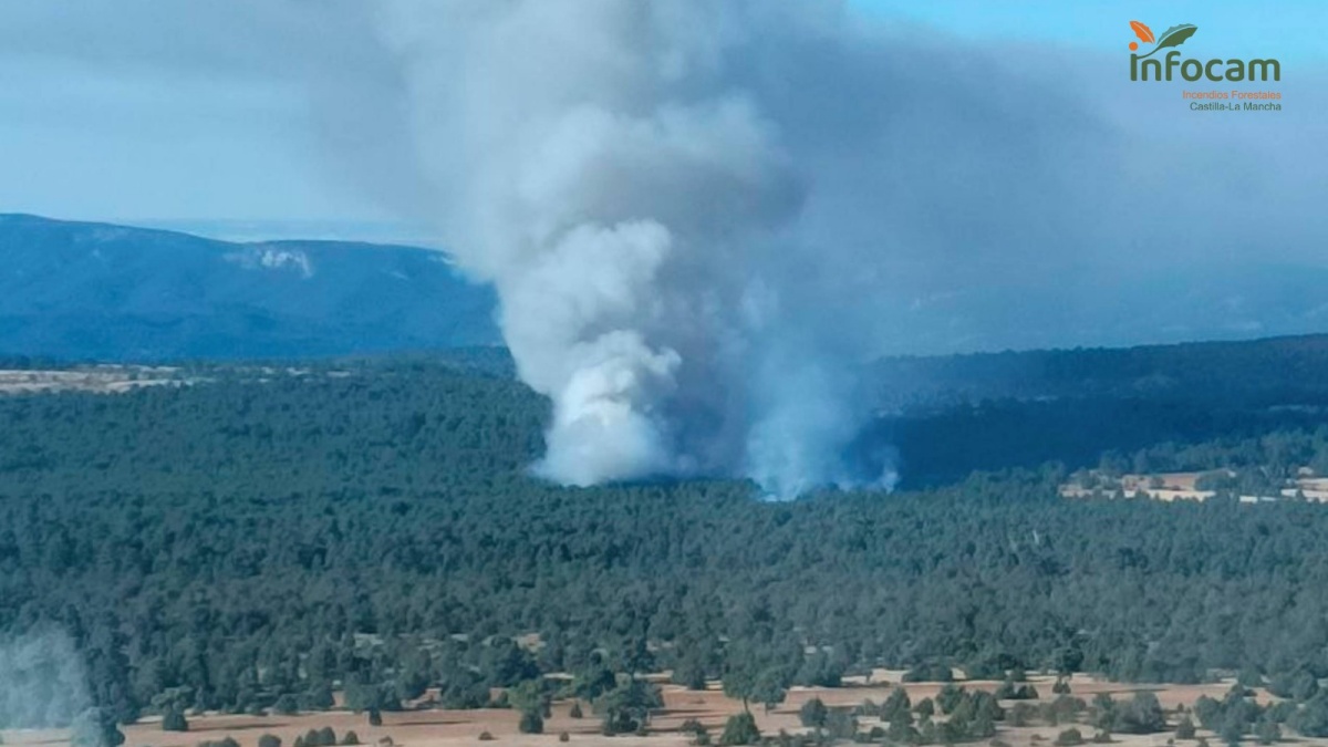 Incendio en la provincia de Cuenca/ PLAN INFOCAM