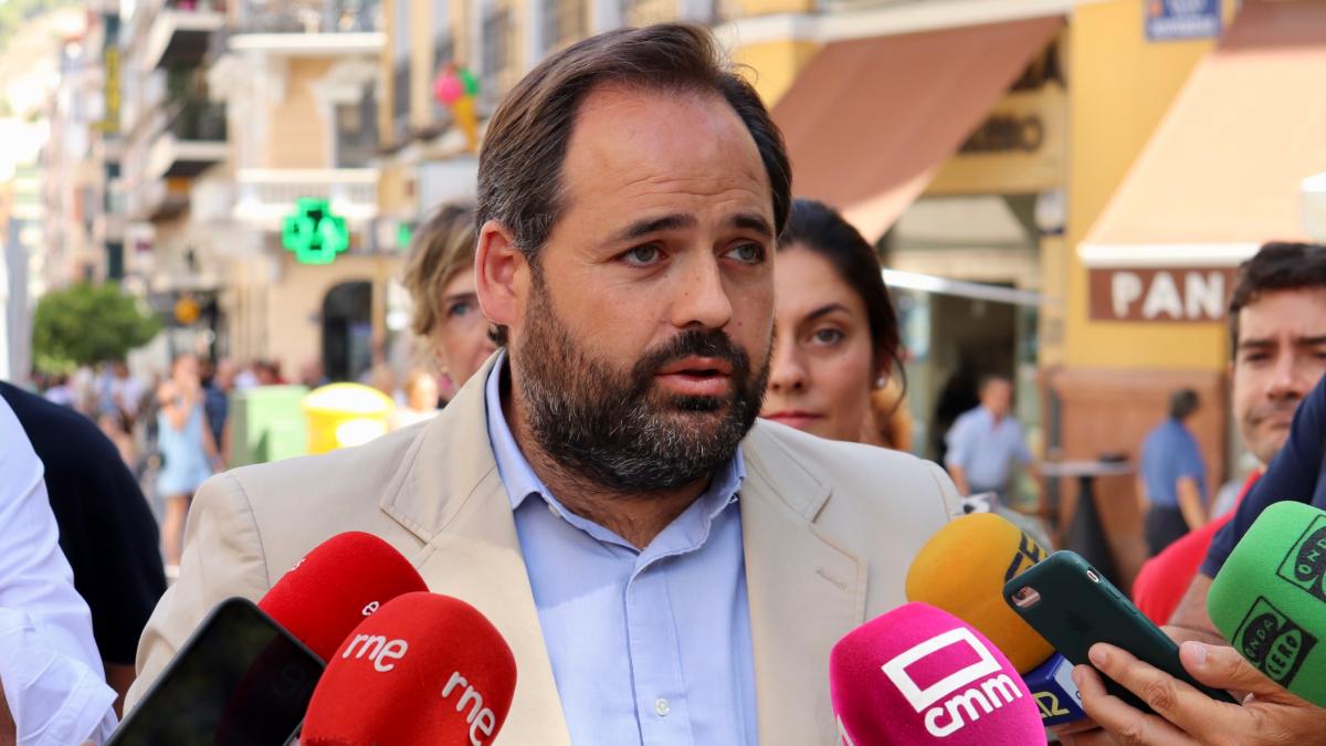 El presidente del PP-CLM, Paco Núñez, en su visita a Cuenca / Foto: PPCLM