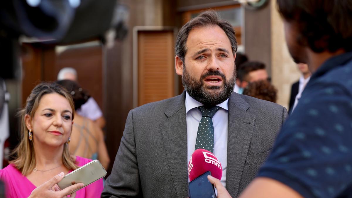 El presidente del PP-CLM, Paco Núñez, en Ledaña (Cuenca) / Foto: PPCLM