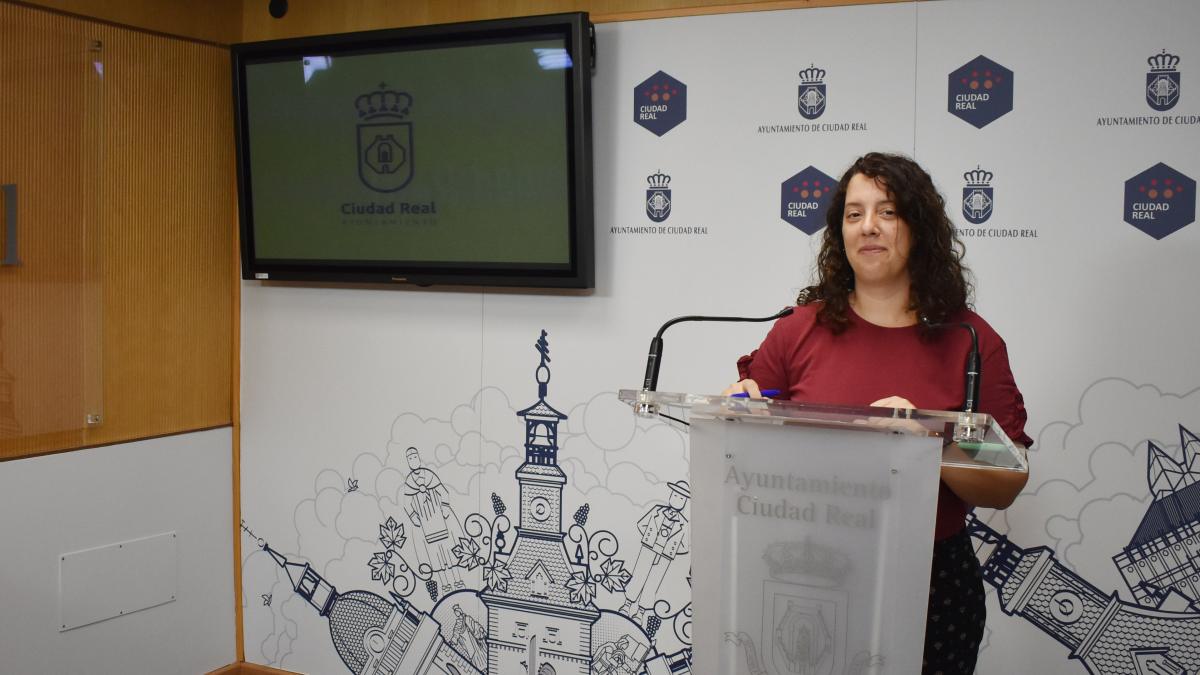 La viceportavoz del equipo de gobierno del Ayuntamiento de Ciudad Real, Sara Martínez / Foto: Ayto. Ciudad Real