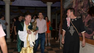 José Manuel Caballero ha asistido a la inauguración de la V edición de Almedina Mora / Foto: Diputación Ciudad Real