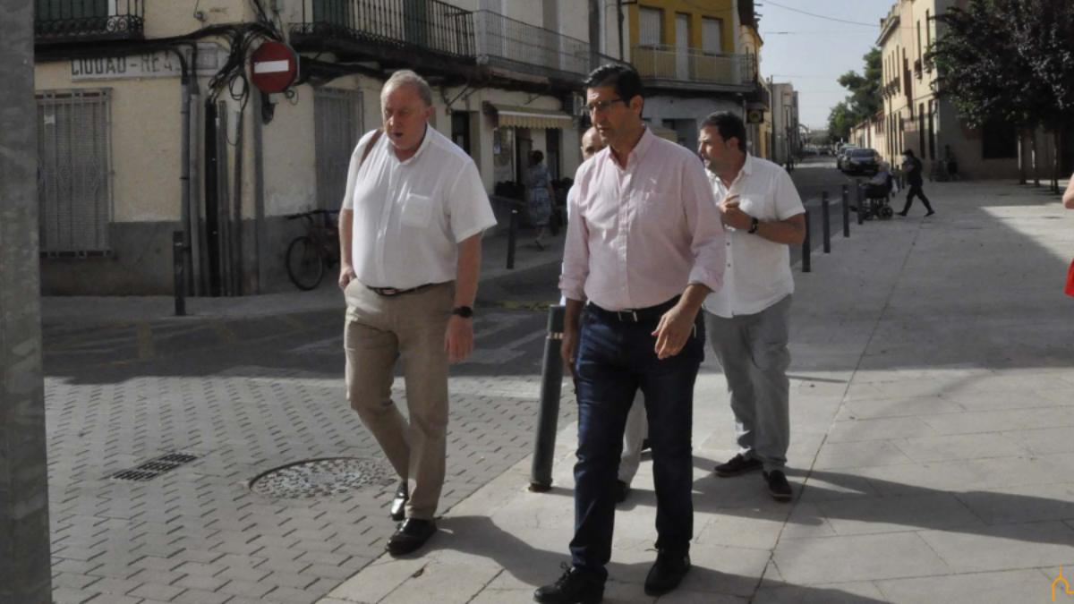 En Carrión de Calatrava, el presidente de la Diputación de Ciudad Real / Foto: Diputación Ciudad Real
