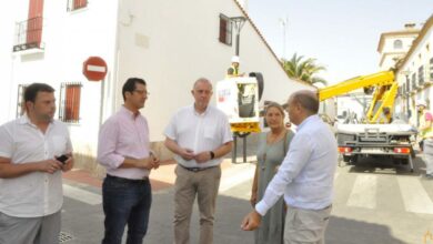 En Carrión de Calatrava, el presidente de la Diputación de Ciudad Real / Foto: Diputación Ciudad Real