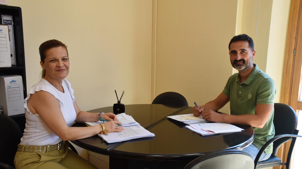 Delegados provinciales de Igualdad, Lourdes Luna y Fomento, José Ignacio Benito / Foto: JCCM