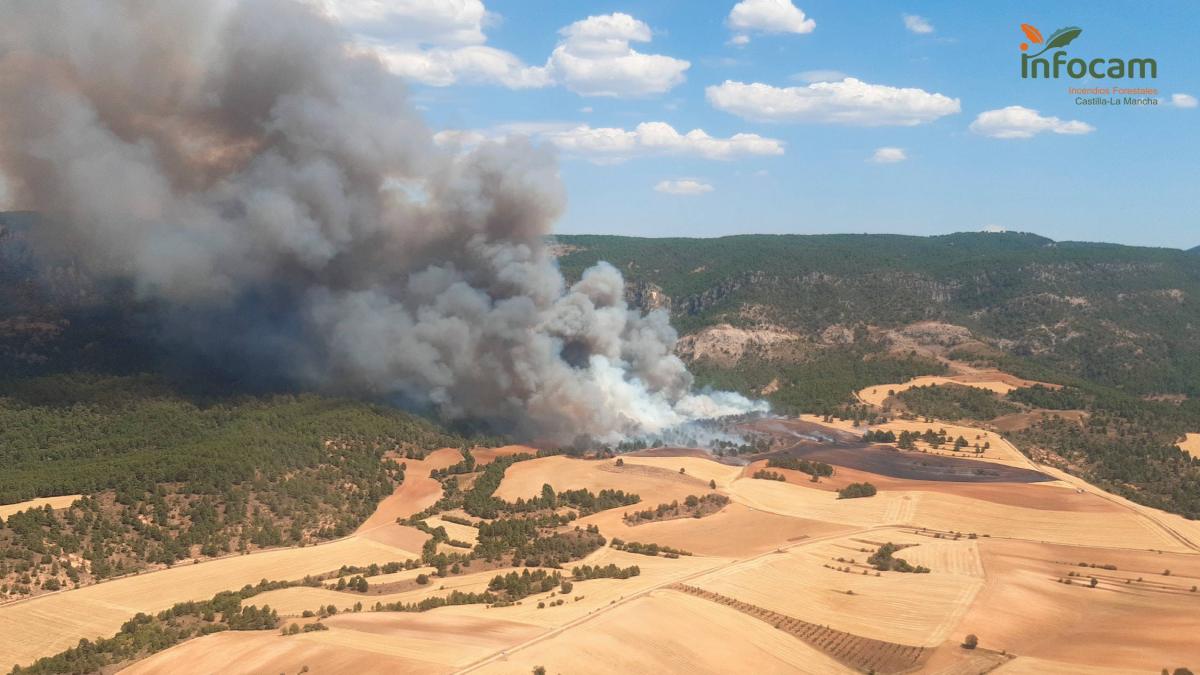 Incendio Cañamares, Cuenca / Foto: INFOCAM