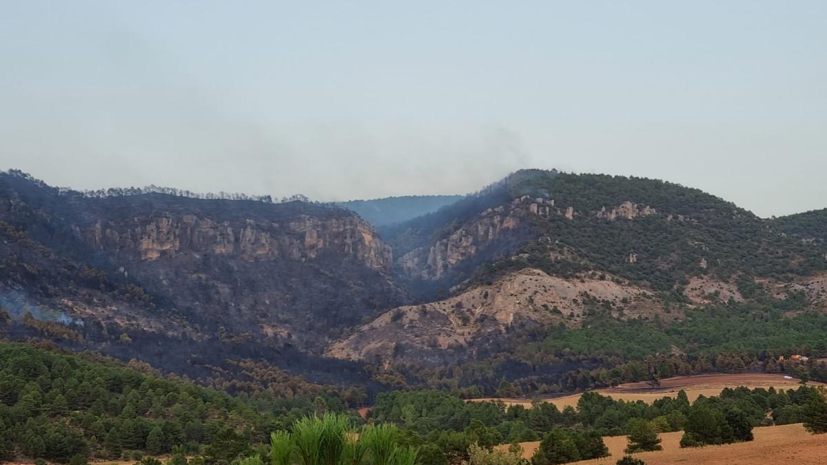 Incendio Cañamares, Cuenca / Foto: JCCM