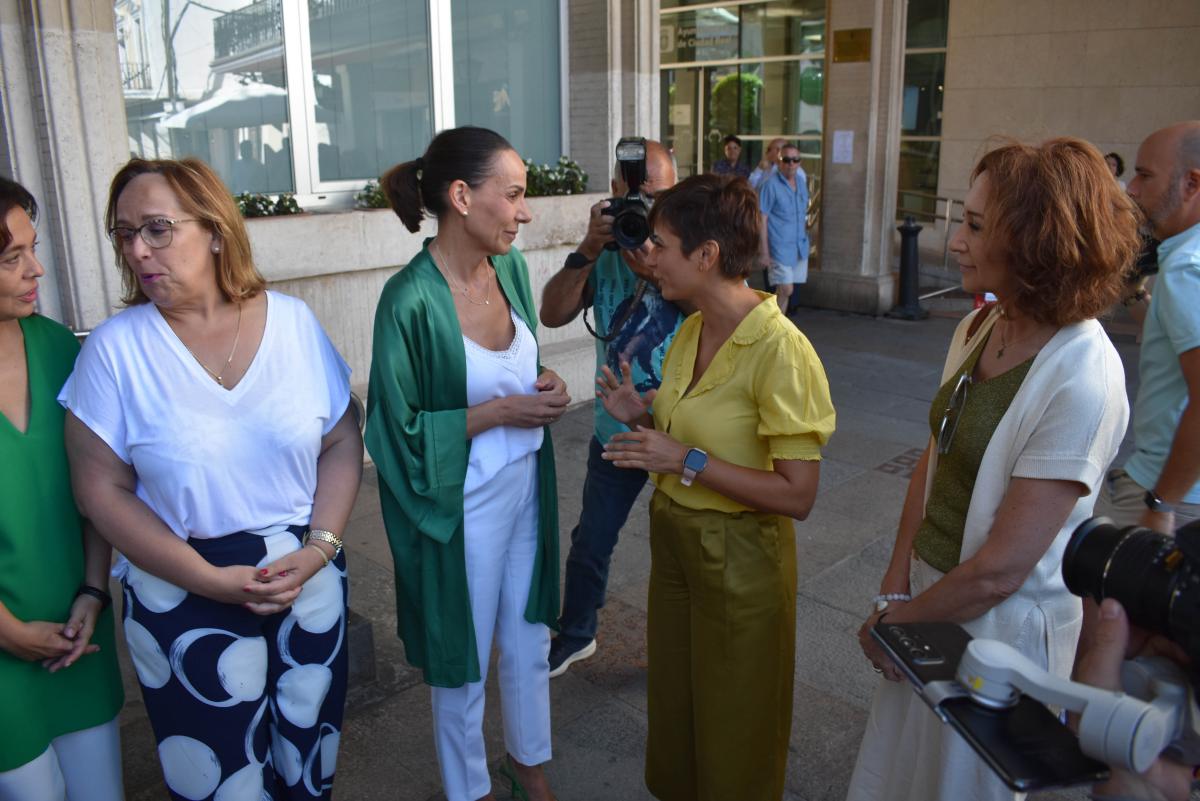 El Ayuntamiento de Ciudad Real recibe a la ministra de Política Territorial y portavoz del Gobierno Isabel Rodríguez García / Foto: Ayto. Ciudad Real