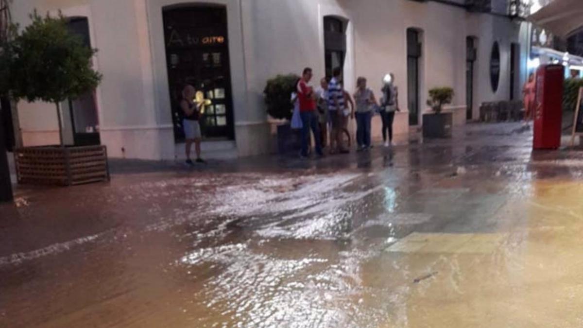 Rotura de tubería en Puertollano / Foto: Europa Press