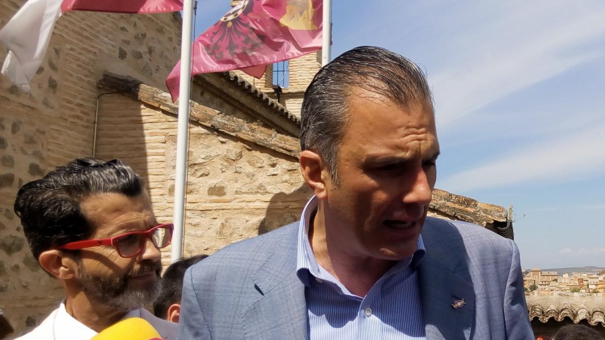 El secretario general de Vox, Javier Ortega Smith, en la romería del Valle de Toledo / Foto: Archivo Europa Press