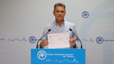 Gamarra en rueda de prensa / PP Toledo