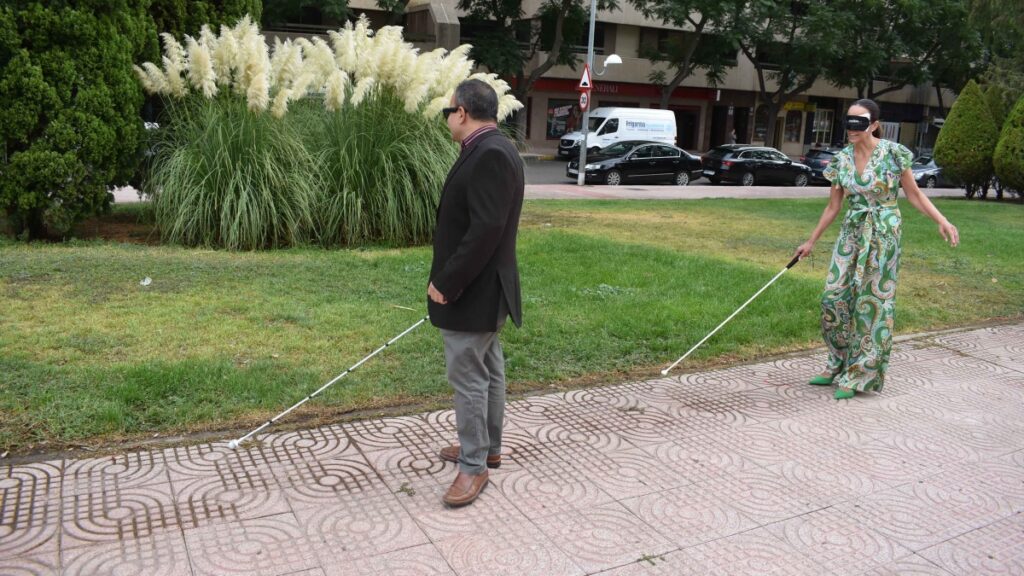 Sensibilizan sobre la discapacidad visual en la movilidad en Ciudad Real / Ayto. Ciudad Real