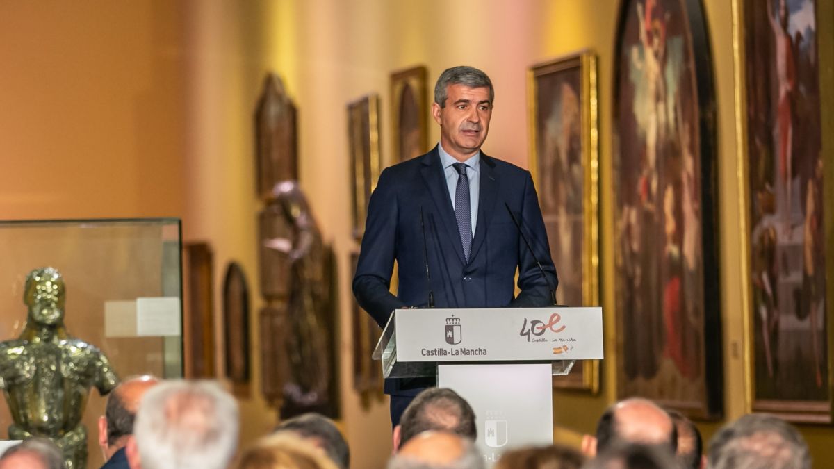 El nuevo delegado de la Junta, Álvaro Gutiérrez, tras tomar posesión. FOTO: DAVID ESTEBAN