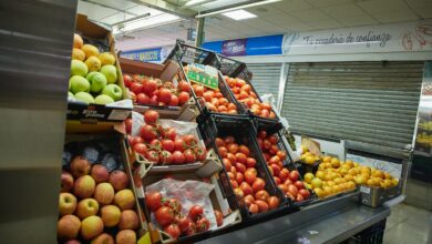 Un estante de hortalizas y frutas en el Mercado Municipal de Pacífico, a 6 de agosto de 2022, en Madrid (España). El encarecimiento de los alimentos básicos pone en el punto de mira la calidad de la nutrición, en un momento en el que la inflación está en el 10,8%. Acorde a la Organización de Naciones Unidas para la Alimentación y la Agricultura (FAO), los precios de los alimentos han alcanzado su mayor nivel desde 1990 a nivel mundial. La pandemia provocada por la Covid-19, la escalada en el precio de la electricidad y los combustibles y la guerra en Ucrania, han sido factores que han repercutido en las estanterías de los supermercados. 06 AGOSTO 2022;MADRID;PRECIOS;ALIMENTOS;COMIDA;IPC;SUBIDA Jesús Hellín / Europa Press (Foto de ARCHIVO) compra verduras 06/8/2022