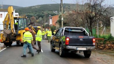 La lluvia provoca daños en Arroba de los Montes AYUNTAMIENTO DE ARROBA DE LOS MONTES 19/1/2024