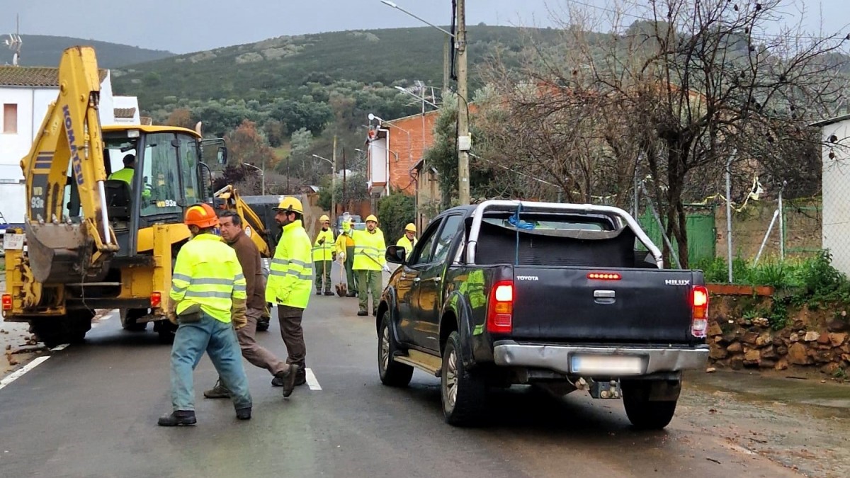 La lluvia provoca daños en Arroba de los Montes AYUNTAMIENTO DE ARROBA DE LOS MONTES 19/1/2024