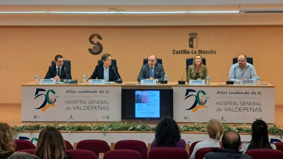 Acto sobre la diabetes en el Hospital General de Valdepeñas. JCCM 02/2/2024