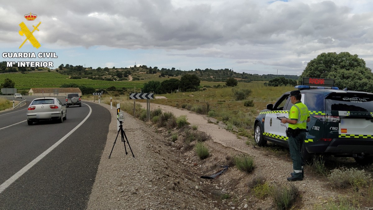 Control de velocidad de la Guardia Civil. GUARDIA CIVIL 22/4/2024