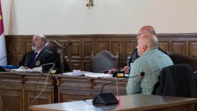 CUENCA, 07/05/2024.- Juicio con jurado popular contra un agente de la Guardia Civil acusado de un delito continuado de allanamiento de morada a la vivienda que ocupaba el subdelegado del Gobierno y un delito leve continuado de hurto arranca con la elección del jurado, este martes en la Audiencia Provincia de Cuenca. EFE/José del Olmo POOL