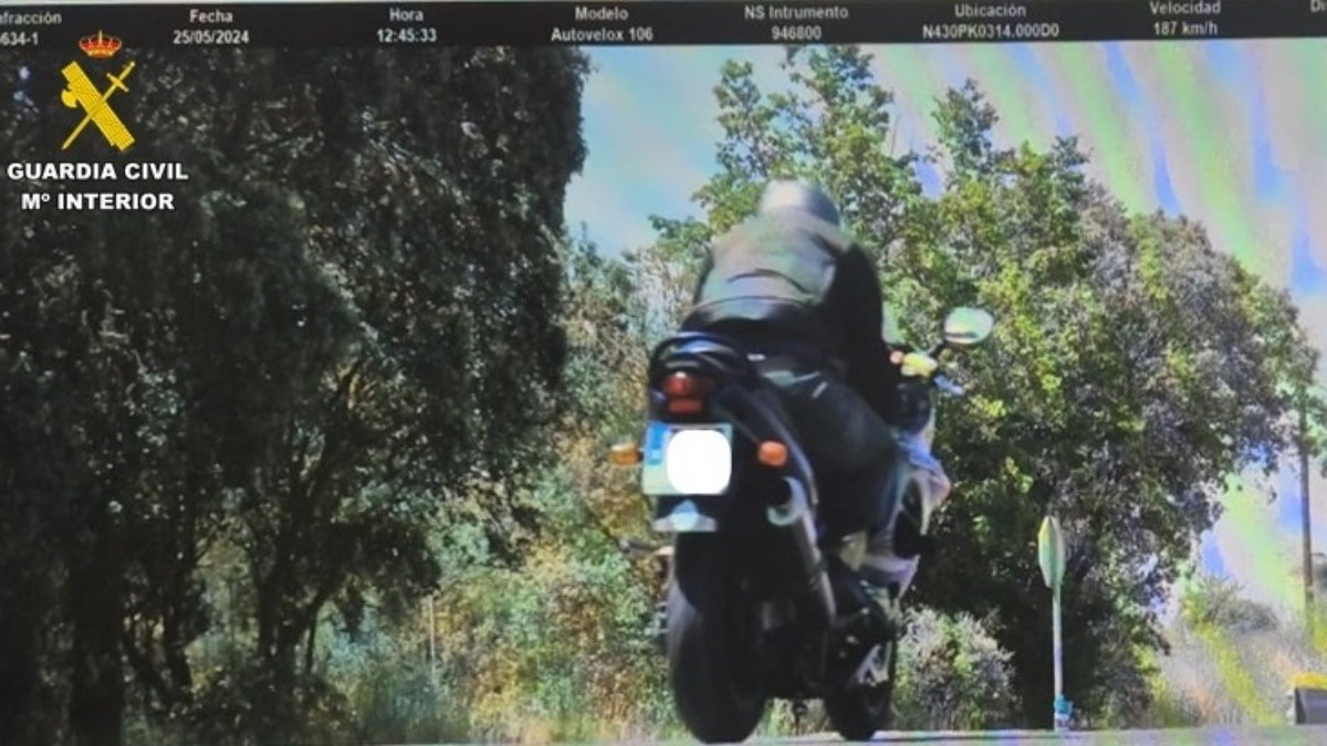 Motorista investigado por circular a más del doble de la velocidad permitida. GUARDIA CIVIL 03/6/2024