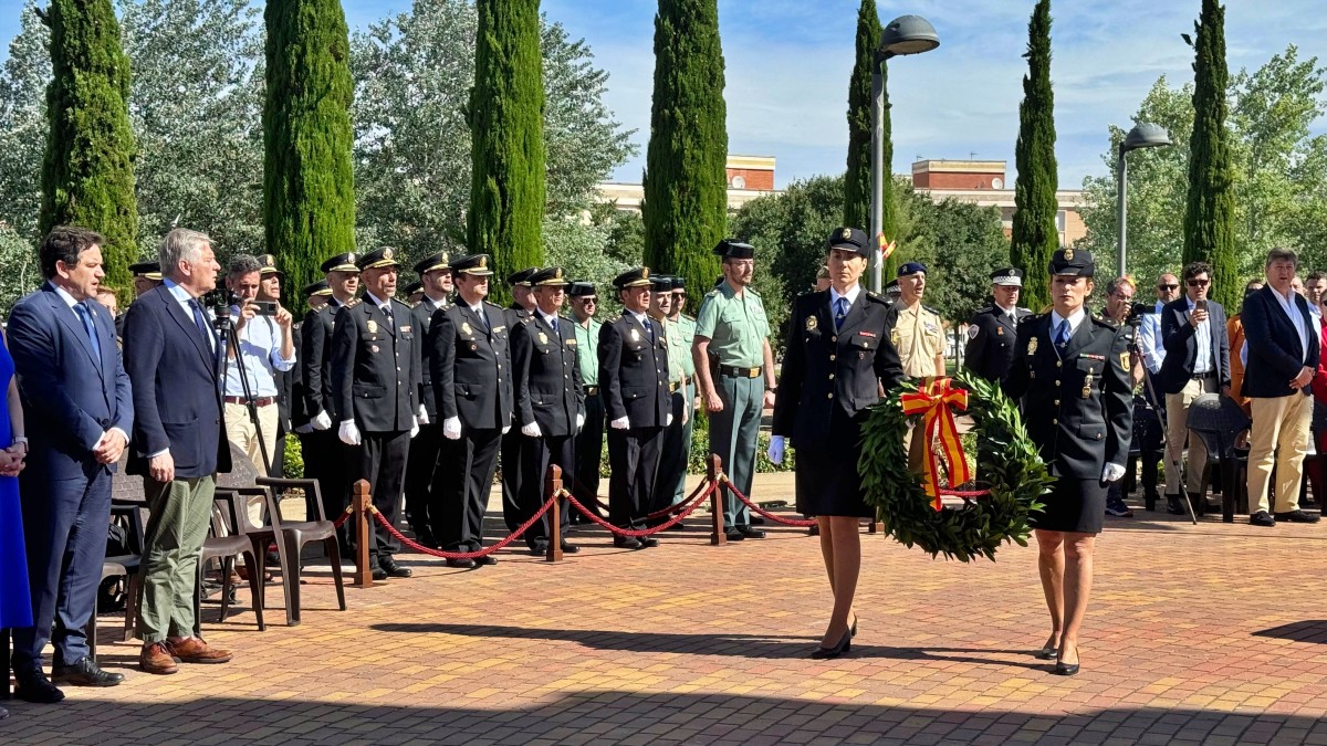 Acto de homenaje a las víctimas del terrorismo del Cuerpo Nacional de Policía en Ciudad Real. EUROPA PRESS 18/6/2024