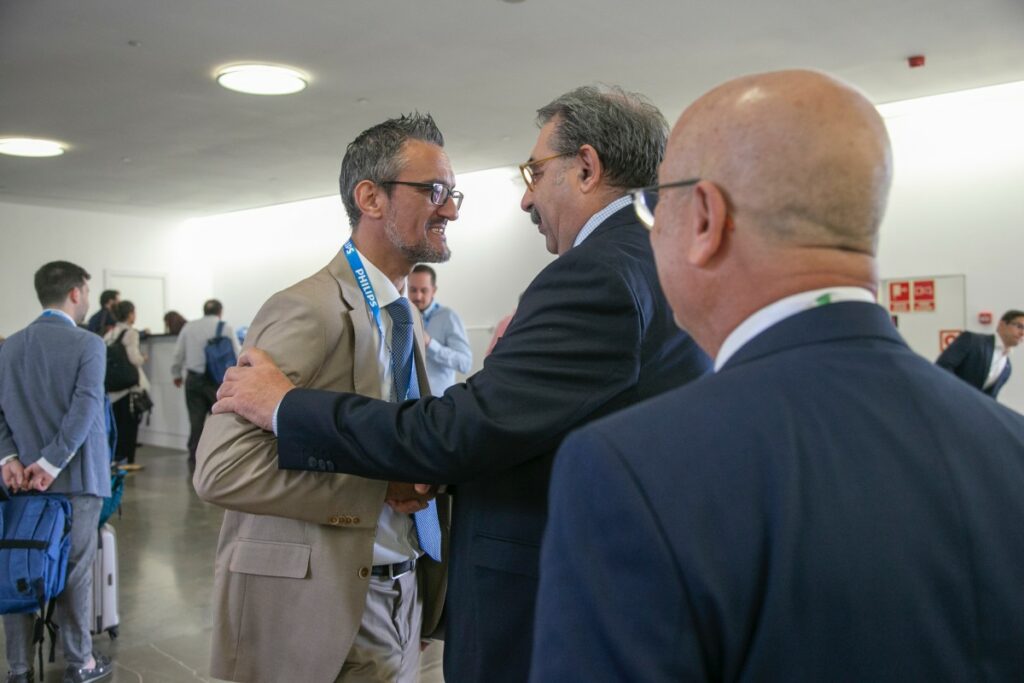 Toledo, 6 de junio de 2024.- El consejero de Sanidad, Jesús Fernández Sanz, ha participado en la inauguración del XIV Congreso Nacional Sociedad Española Electromedicina e Ingeniería Clínica que ha tenido lugar en el Palacio de Congresos ‘El Greco’. (Fotos: A. Pérez Herrera // JCCM)