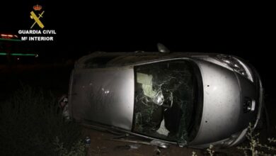 La Guardia Civil investiga al conductor de un vehículo como presunto autor de un delito de lesiones imprudentes en accidente de circulación GUARDIA CIVIL 31/7/2024