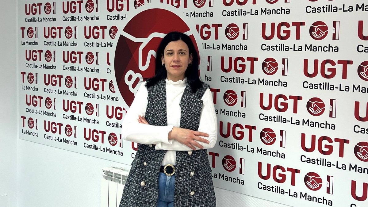 La coordinadora regional de Prevención de Riesgos Laborales de UGT Castilla-La Mancha, Irene Ortega. UGT 09/8/2024