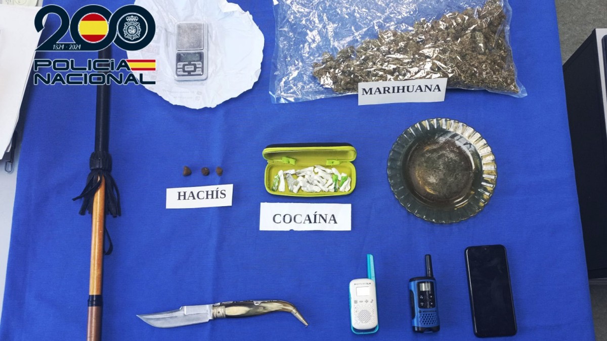 La Policía Nacional desmantela un punto negro de venta de droga en Talavera de la Reina que aparentaba ser un establecimiento comercial. POLICÍA NACIONAL 04/9/2024